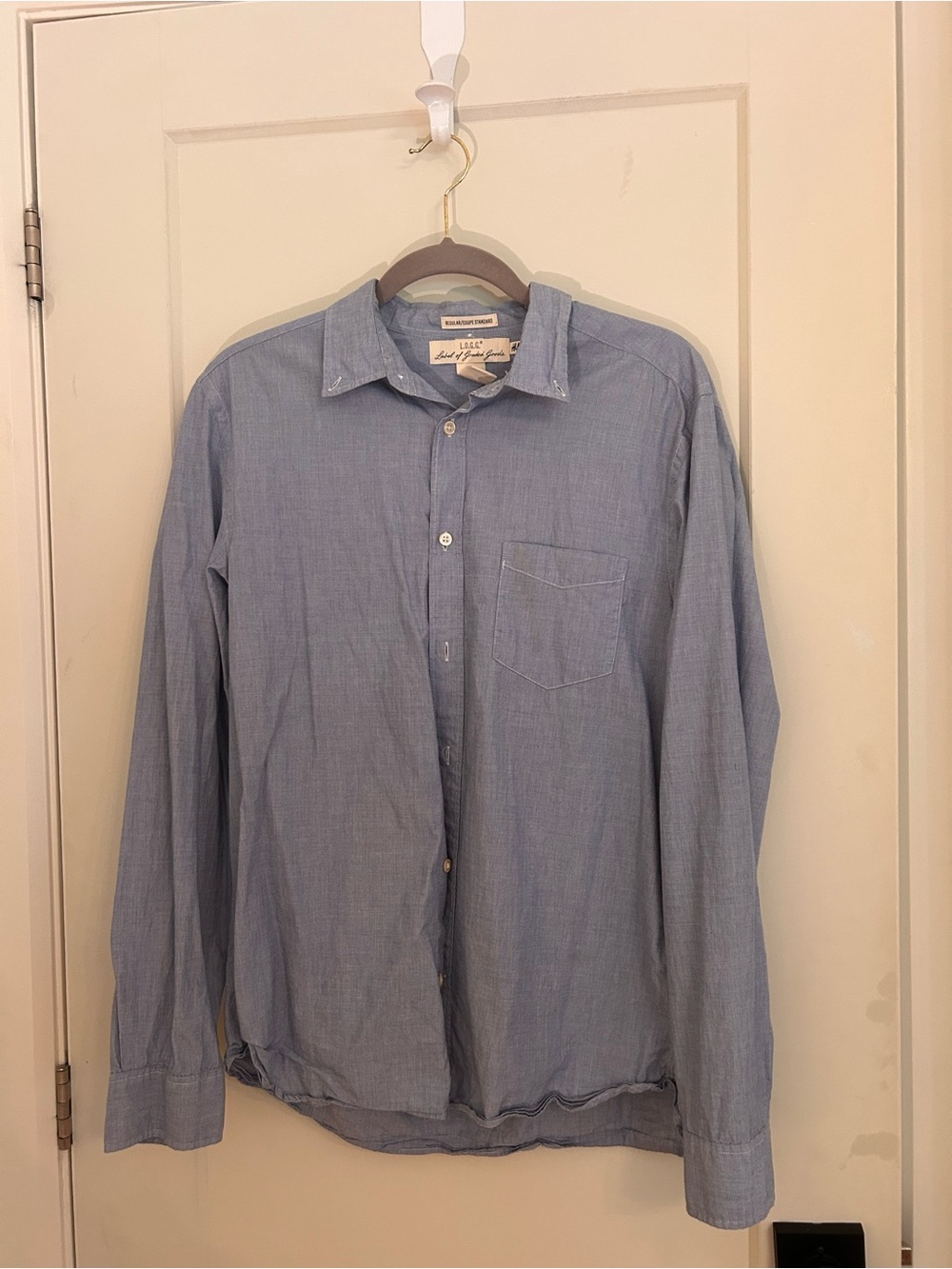 H&M Light Blue Men's Casual Button-Down Shirt